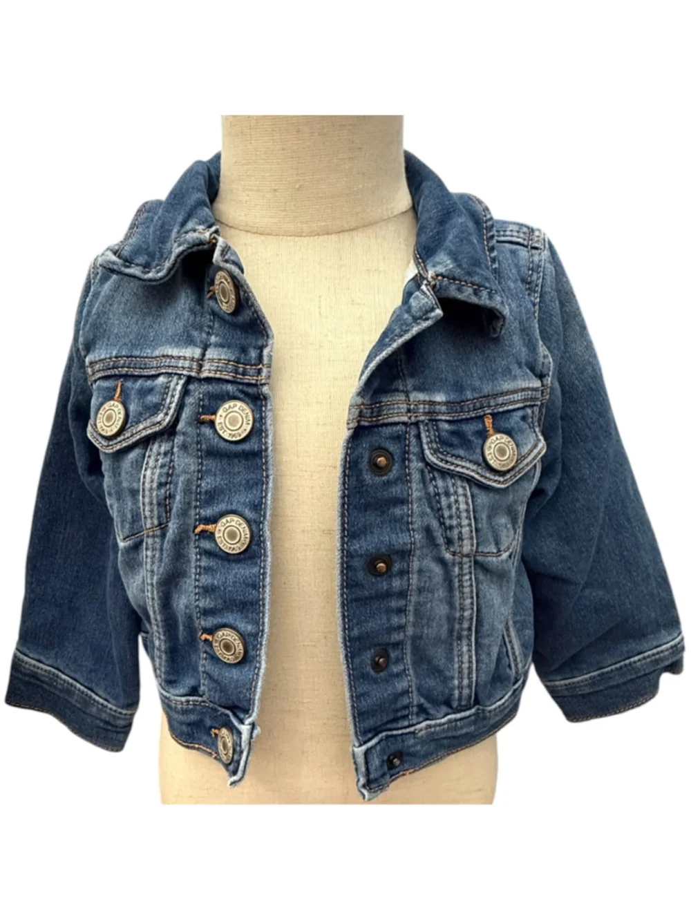 Gap Denim Toddler Girls Jean Jacket Blue 18–24 Months